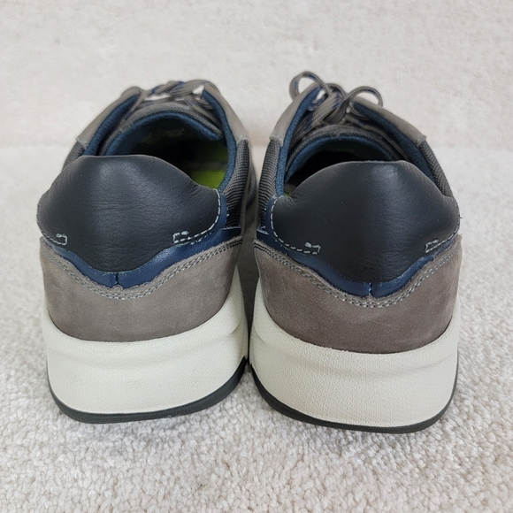 Florsheim Men's Gray Nubuck Frenzi T-Toe Preppy Modern Casual Oxford Sneaker 8M - Picture 11 of 14